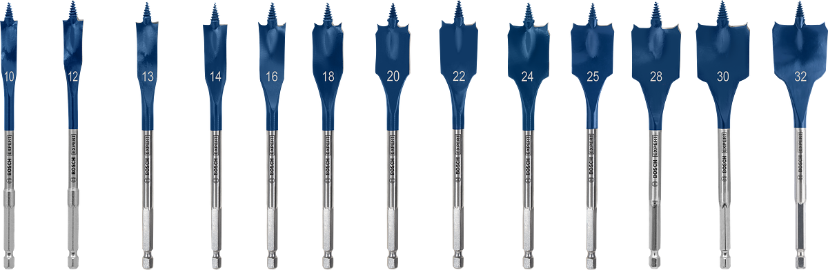 BOSCH EXPERT SelfCut Yaprak Tip Ahşap Matkap Ucu Altıgen Saplı (Ölçü Seçiniz)