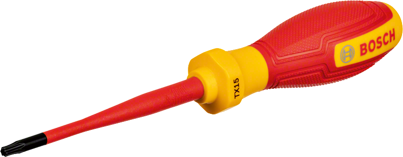 BOSCH Profesyonel İzoleli 1000 Volt  T15 x 75 mm Torx Tornavida (1600A02NC6)