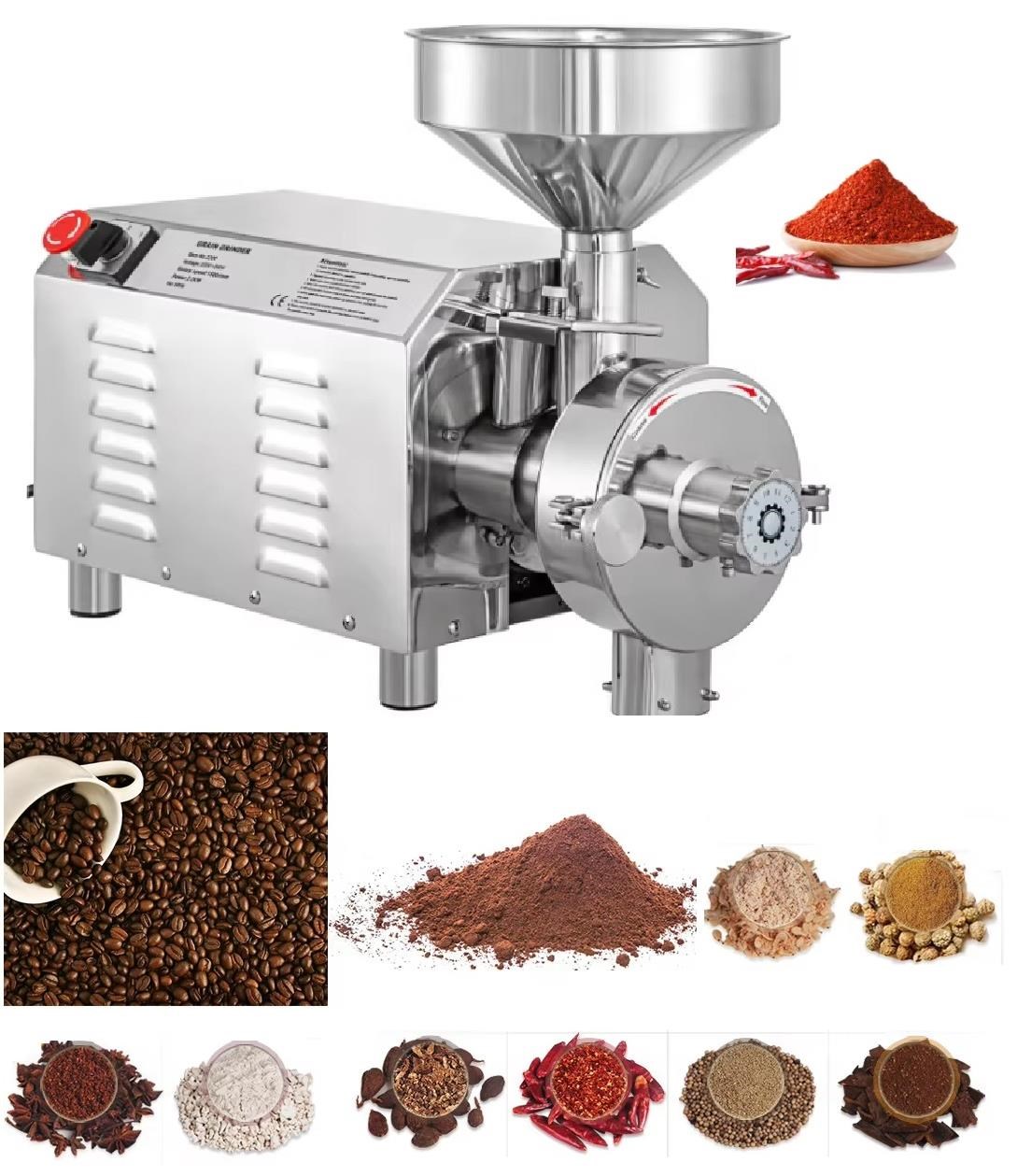 Dalle HK-860 Gıda Fındık Kuru Meyve Toz Yapma Öğütme Makinesi 40 Kg / Saat