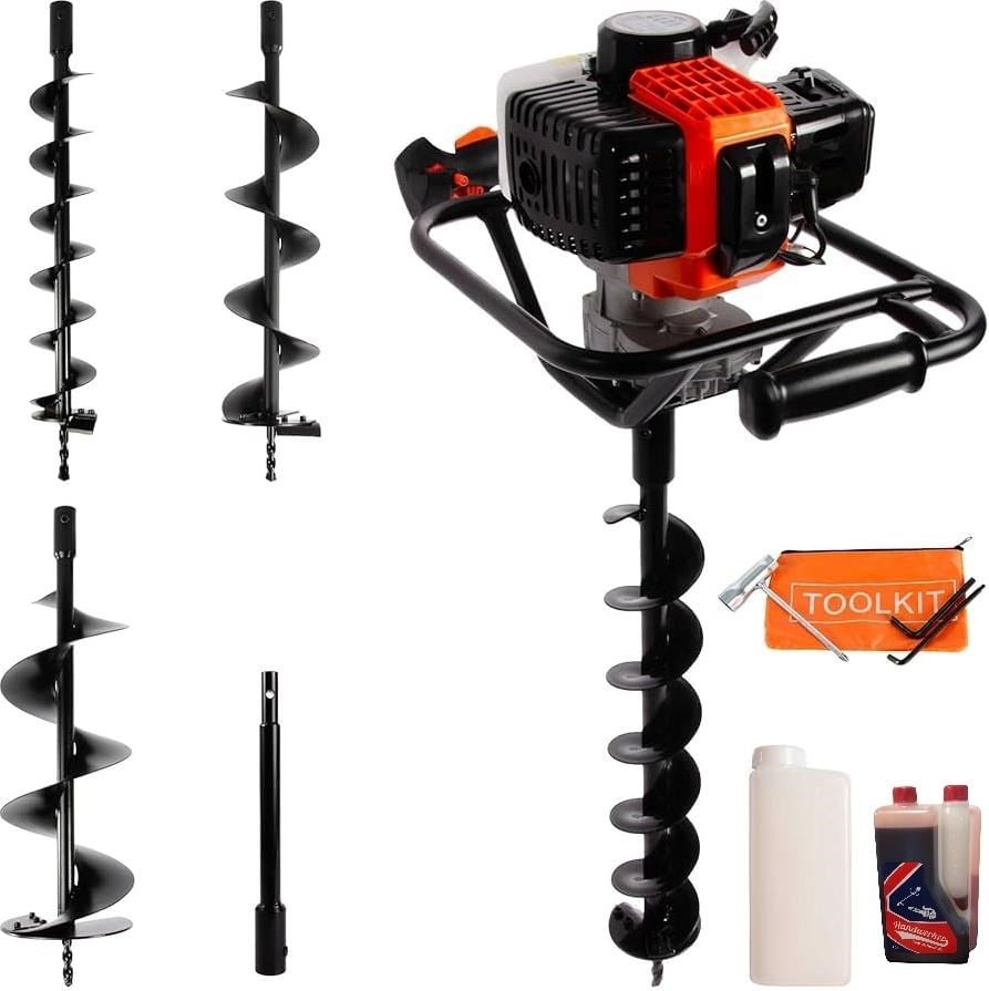 Gardenpro TKDZ-03/52 Toprak Burgu Makinası Set-3