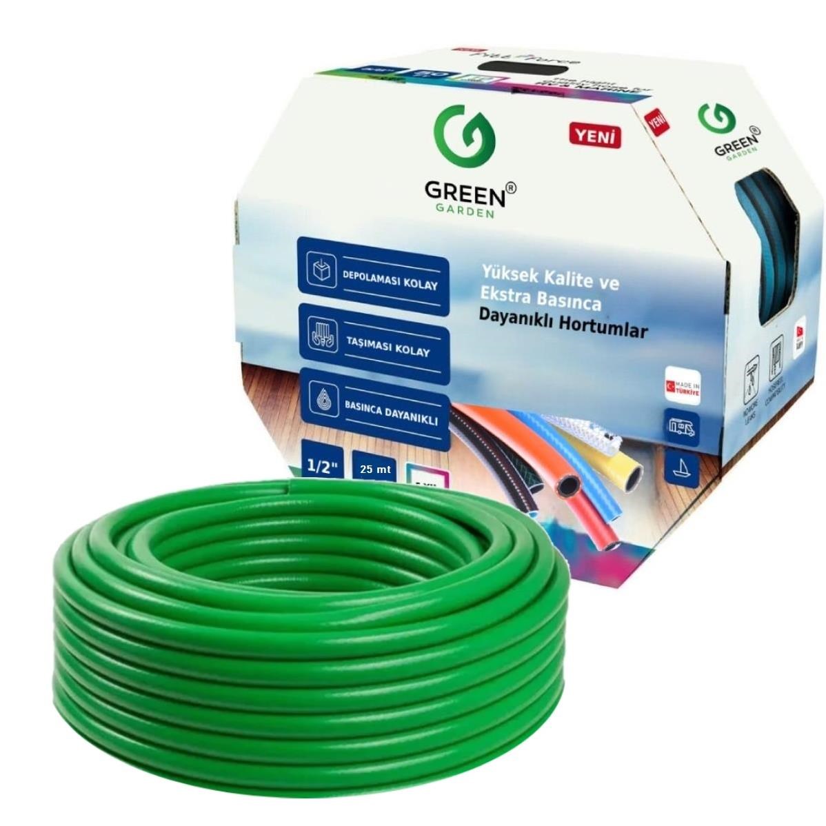 Greengarden Efes 361230 Bahçe Hortumu 1/2-30 mt