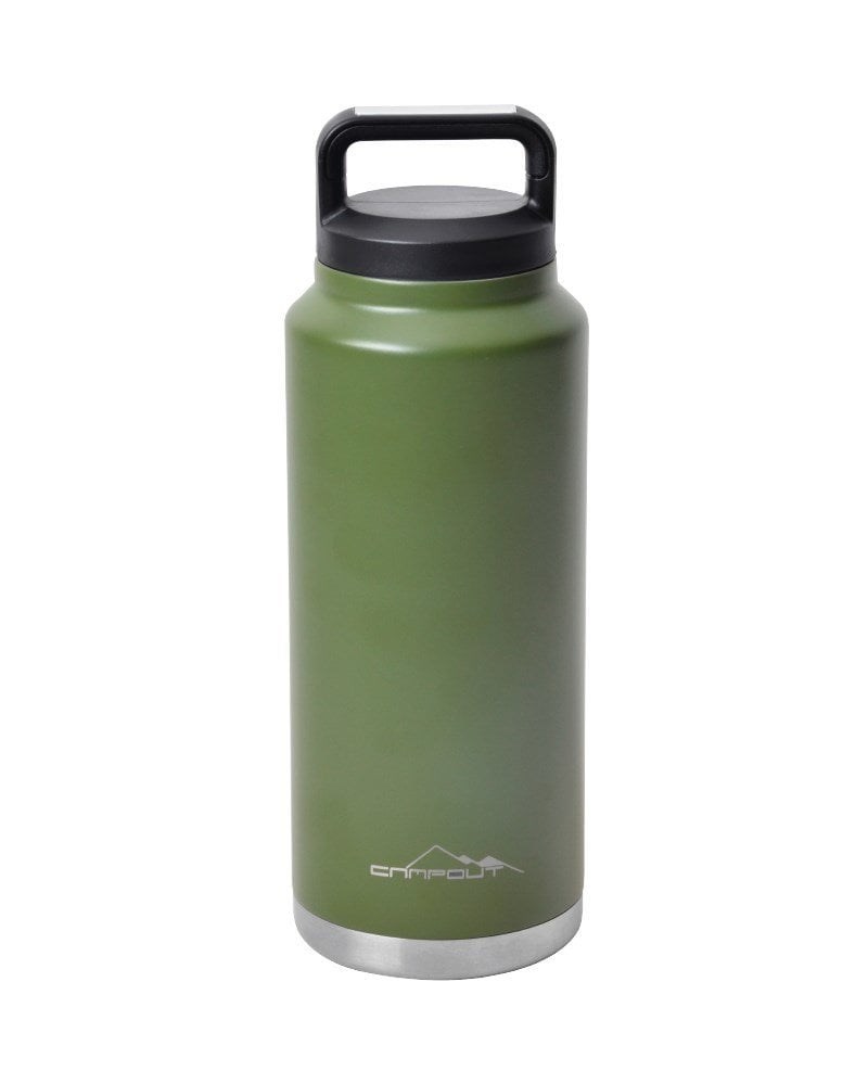 NURGAZ Campout Çift Katmanlı Termos Yeşil 1000 ml (NG 163)