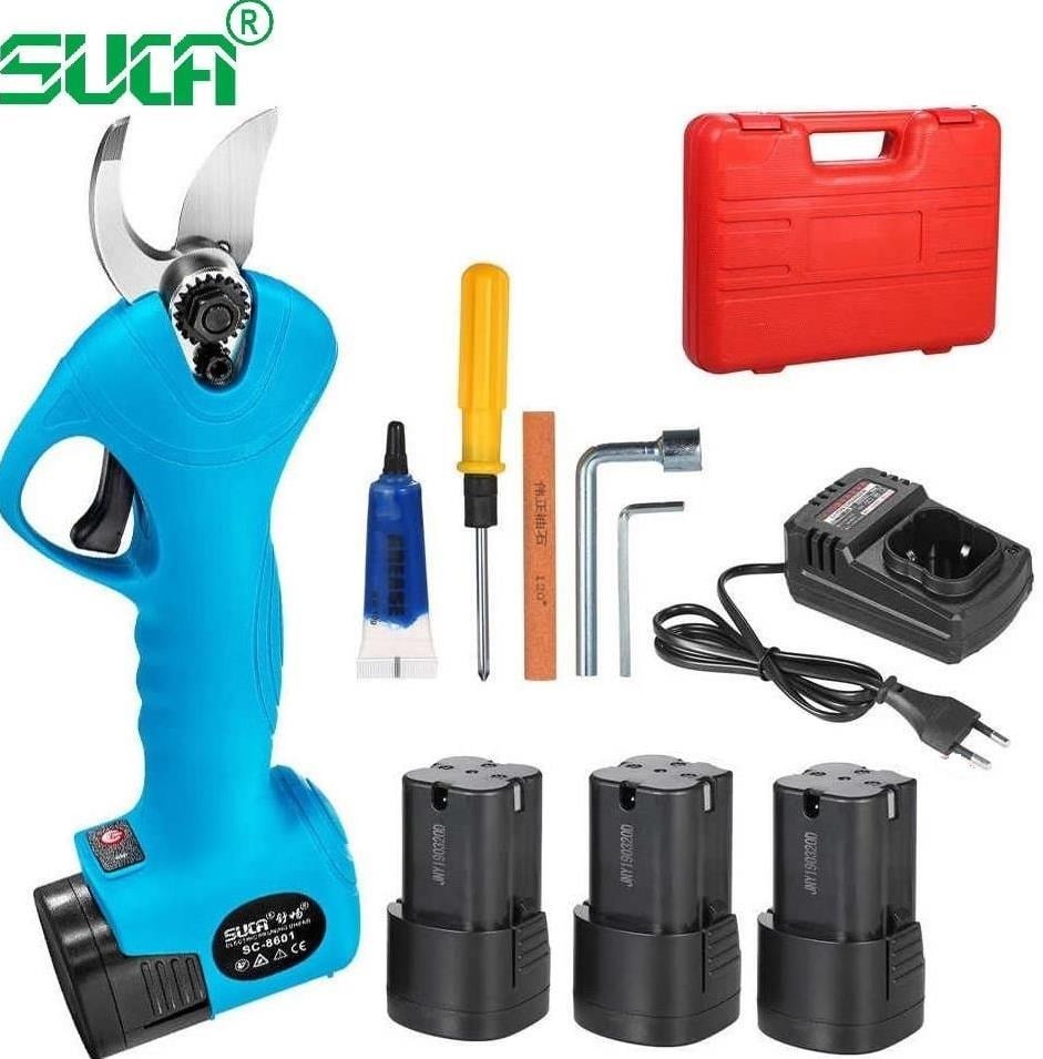 Suca SC 8601 Akülü Budama Makası 3 Bataryalı