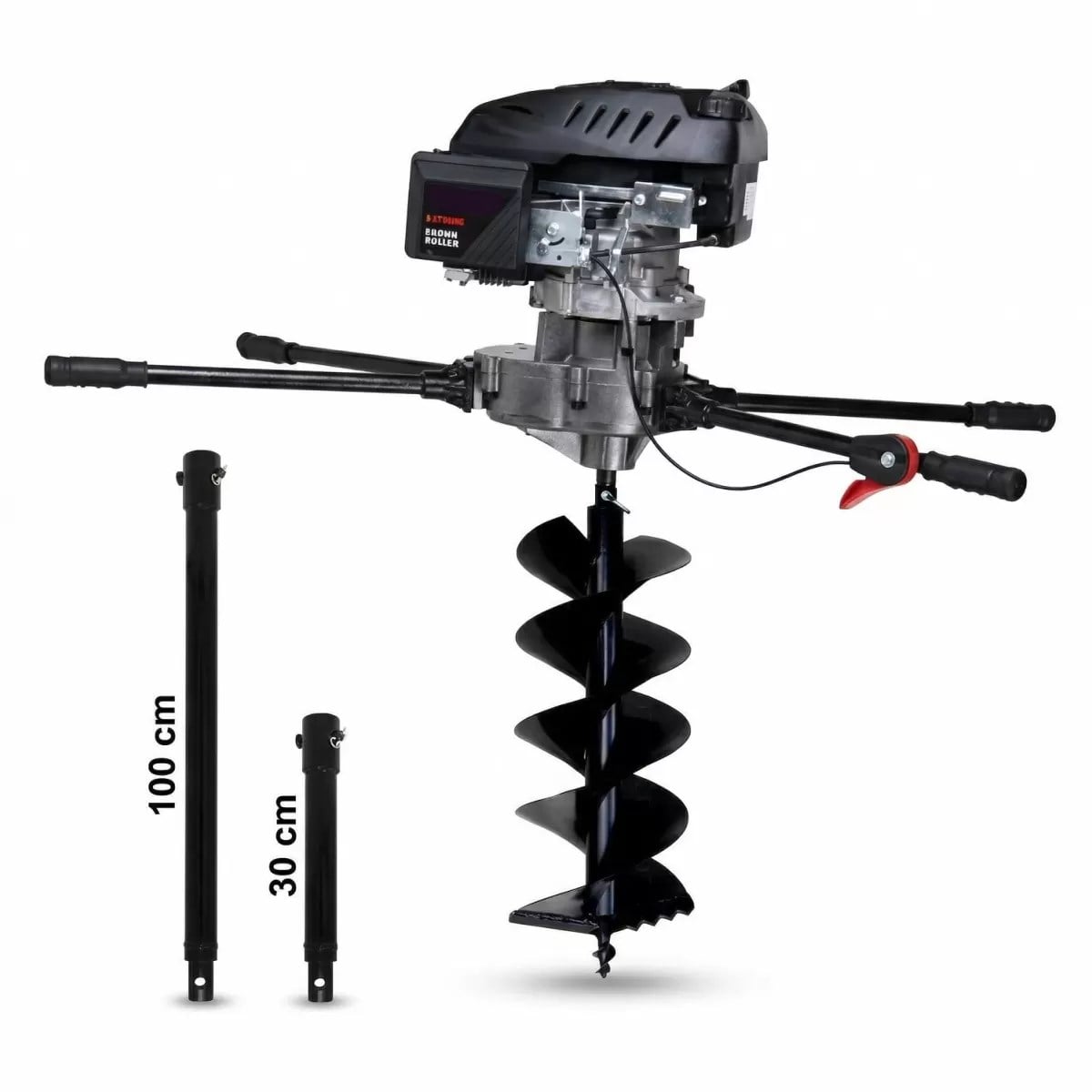 Tomking TKDZ-05-52 Ağır Hizmet Toprak Burgu Makinası 6.5 Hp 300 mm Uzatmalı