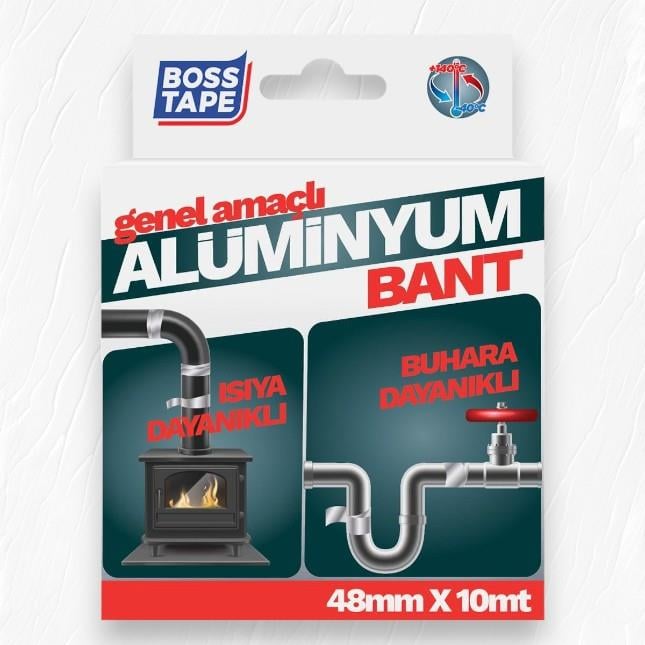 Boss Tape Alüminyum Bant Akrilik 30 mikron 