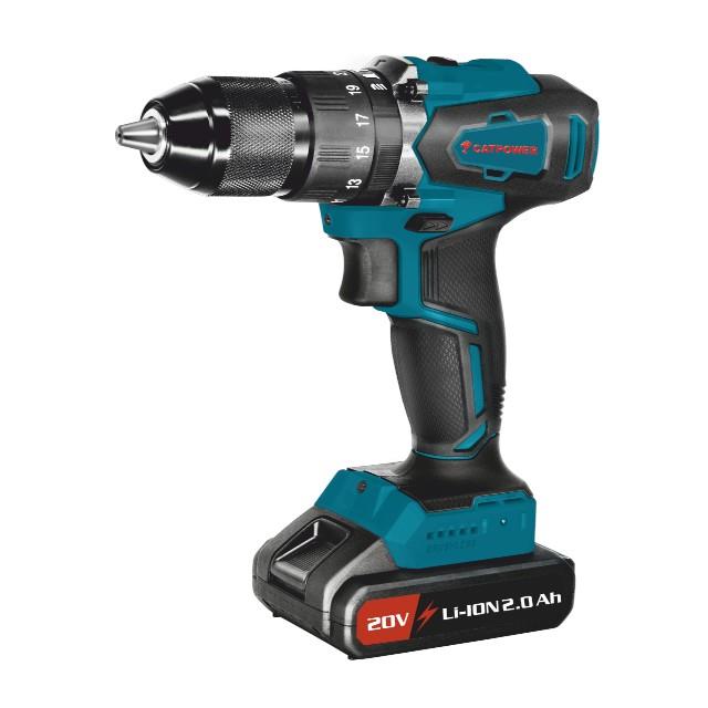 Catpower 4111 Darbeli Kömürüsüz Akülü Vidalama 13mm 20v Li-İon 2.0 Ah/4.0 Ah 