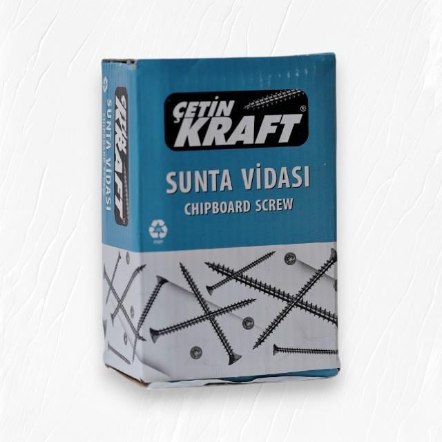 Çetin Kraft YHB Sunta Sivri Uçlu Tam Diş 4x20 mm 1000 li