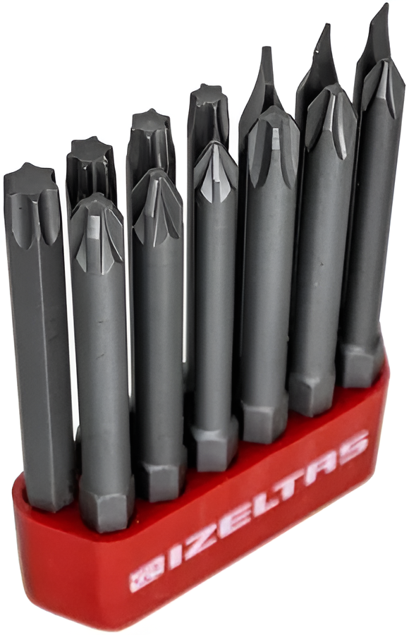 İzeltaş Uzun Bits Uç Takım 13 Parça (75mm)