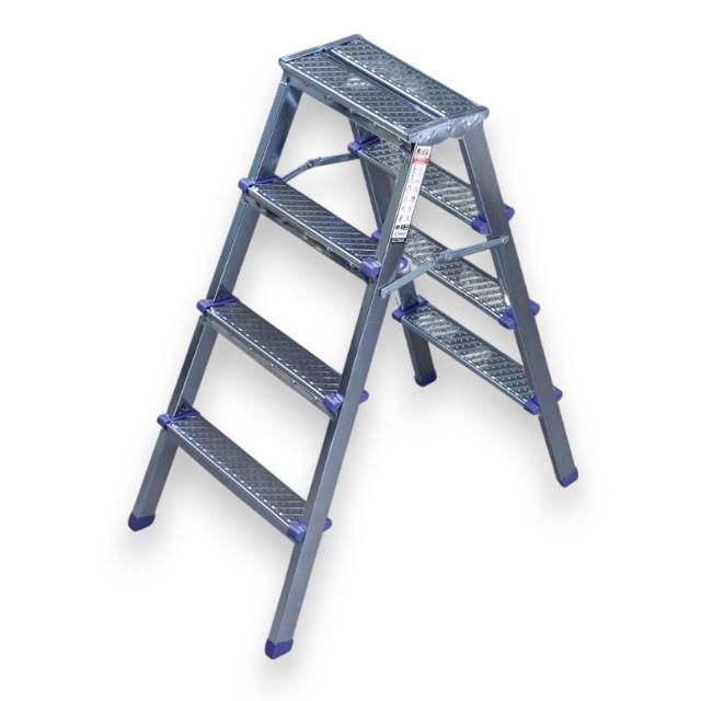 Rita Galvanizli Twin Merdiven 4+4 Basamaklı