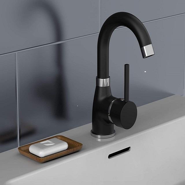 Sardıcı BTR 1040-1023 Lavabo Bataryası Mat Siyah