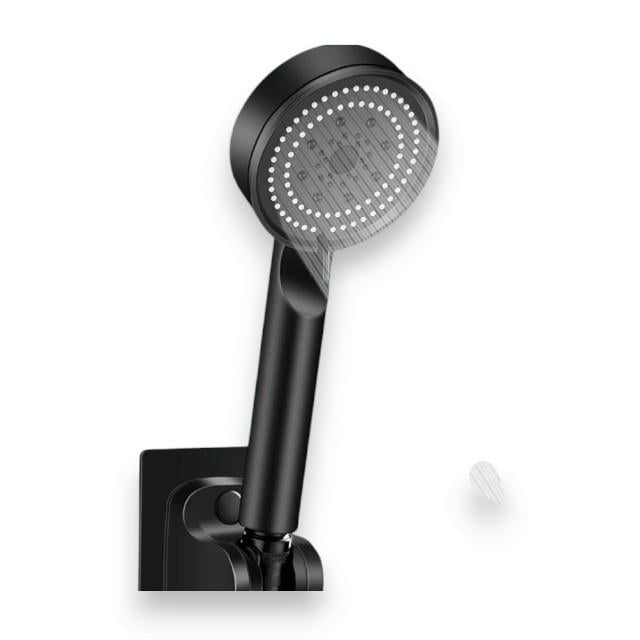 Sardıcı Turbo Fan 5 Fonksiyonlu Su Tasarruflu Duş Başlığı Siyah