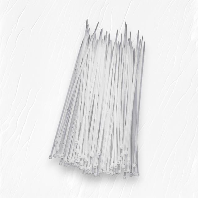 Zenith Kablo Bağı Klips Plastik Kelepçe 4,8x380 mm Beyaz 100 adet