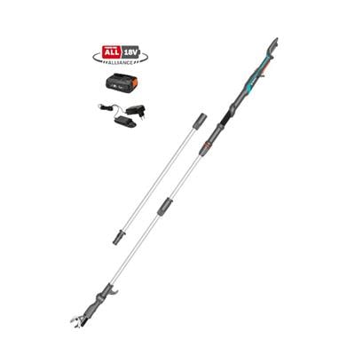 Gardena 14776-20 Akülü Teleskopik Yüksek Dal Makası Highcut 360/18V P4A Set