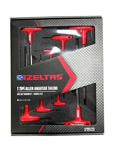 İzeltaş 4920 T Tipi Allen Anahtar Takımı - 8 Parça