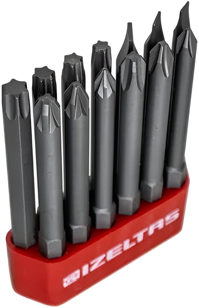 İzeltaş Uzun Bits Uç Takım 13 Parça (75mm)