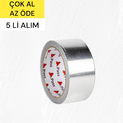 PASS Alüminyum Bant 44mm-20mt 5'li Paket