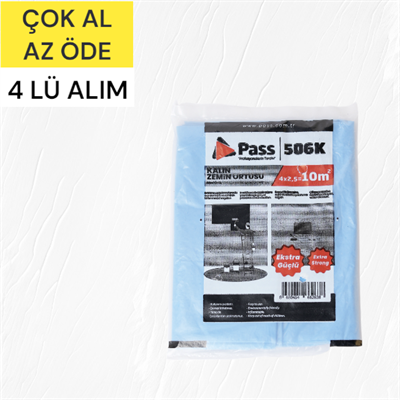 PASS Kalın Zemin Örtüsü 10m2 4'lü Paket