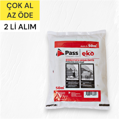 PASS Koruyucu Hışır Örtü 50m2 2'li Paket
