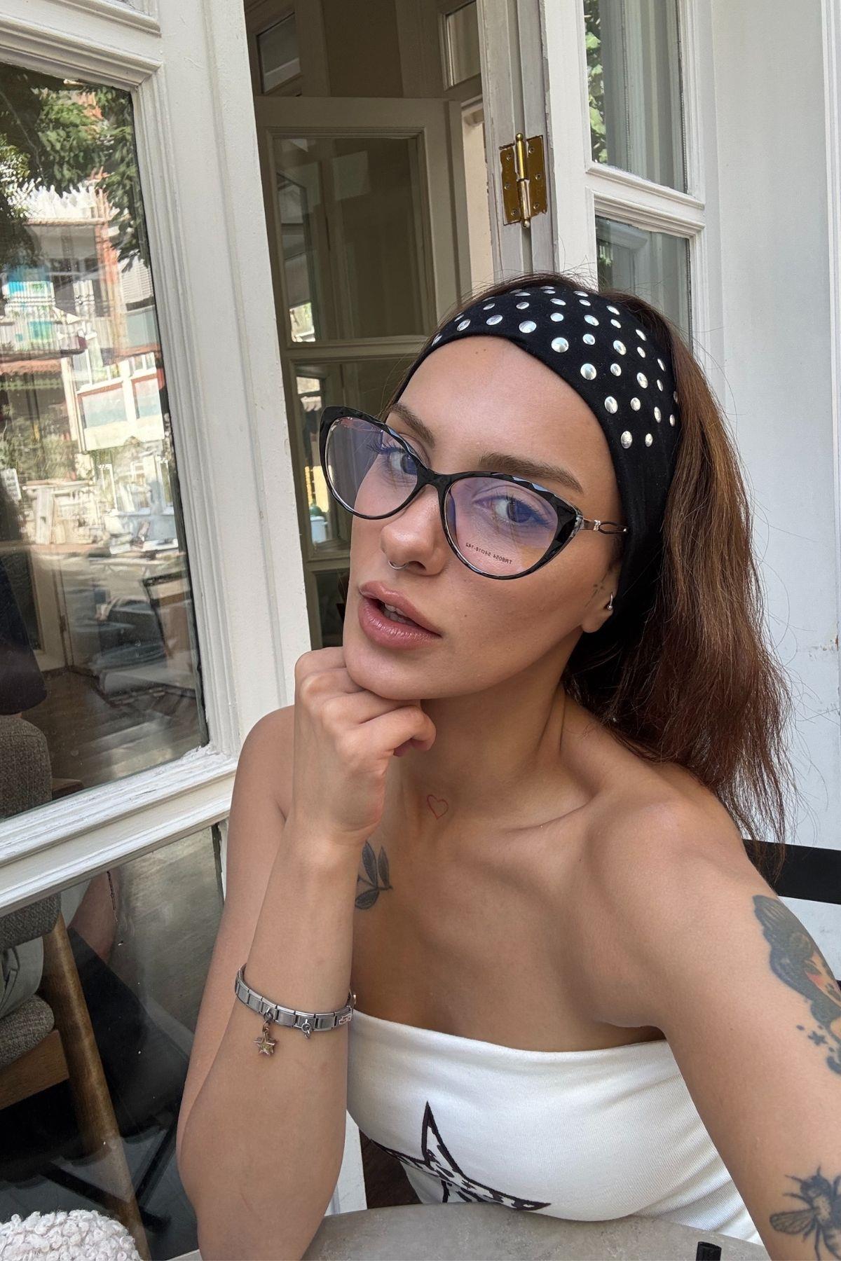 Miralya Kadın Blue Block Gözlük Siyah
