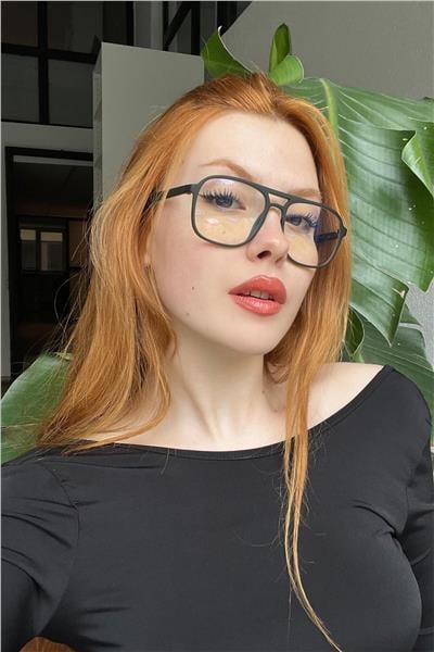 Buena Kadın Blue Block Gözlük Yeşil