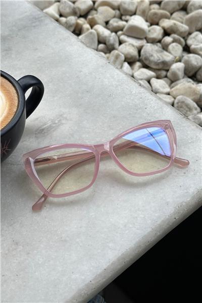 Candy Kadın Blue Block Gözlük Pembe
