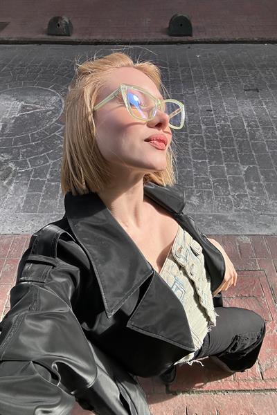 Candy Kadın Blue Block Gözlük Yeşil