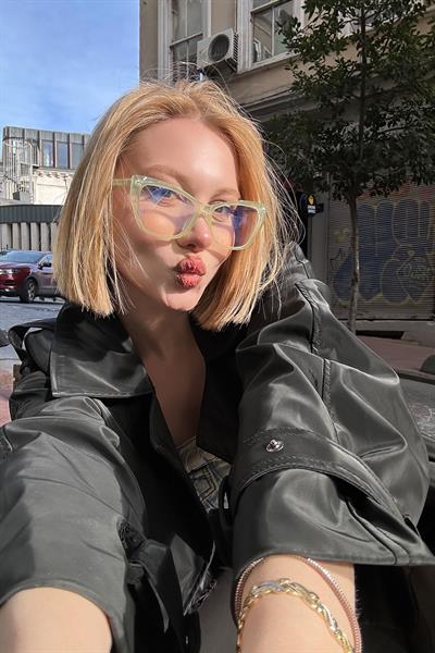 Candy Kadın Blue Block Gözlük Yeşil