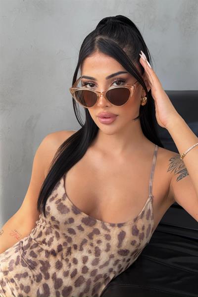 Cieco Kadın Cat-Eye Güneş Gözlüğü Nude