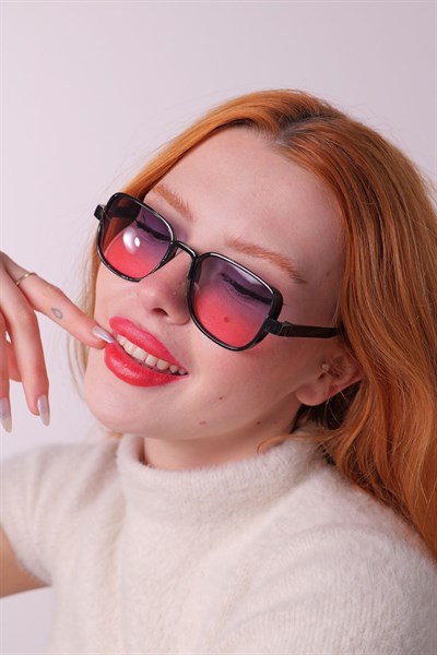 Darling Kadın Güneş Gözlüğü Siyah Pembe Degrade