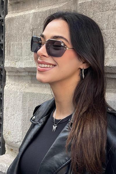 Laura Kadın Güneş Gözlüğü Gold-Lacivert