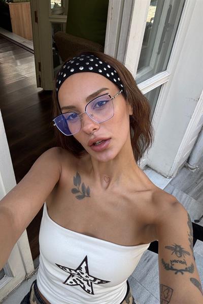 Lela Kadın Blue Block Gözlük Gri