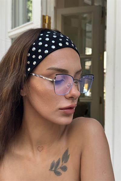 Lela Kadın Blue Block Gözlük Gri