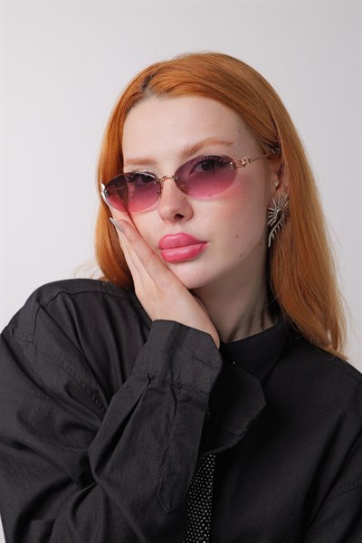Lolan Kadın Güneş Gözlüğü Pembe