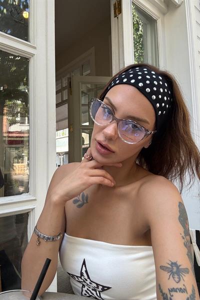Miralya Kadın Blue Block Gözlük Şeffaf Gri