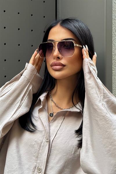 Moscot Kadın Güneş Gözlüğü Gold-Degrade