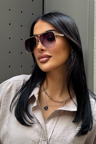 Moscot Kadın Güneş Gözlüğü Gold-Degrade