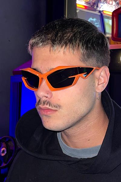 Ufix Erkek Rave Güneş Gözlüğü Turuncu