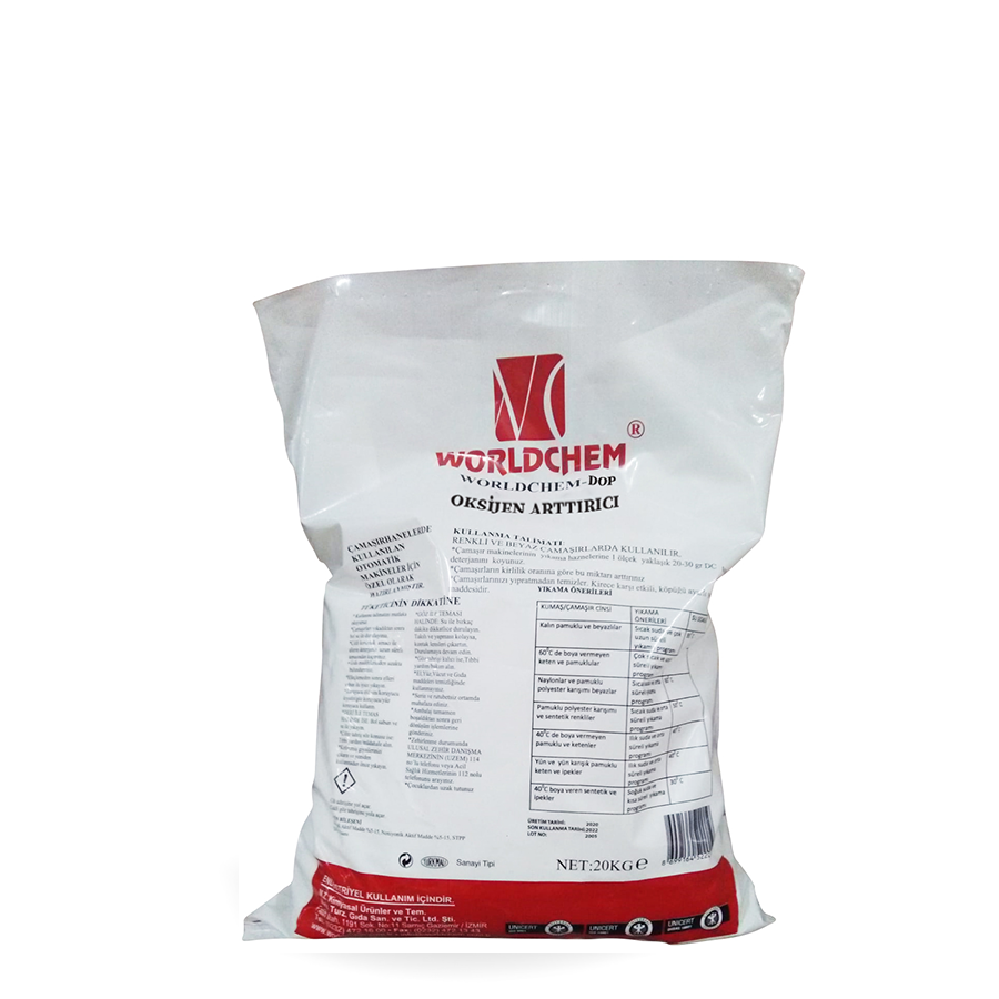 Oksijen Bazlı Çamaşır Ağartıcı DOP 20 kg