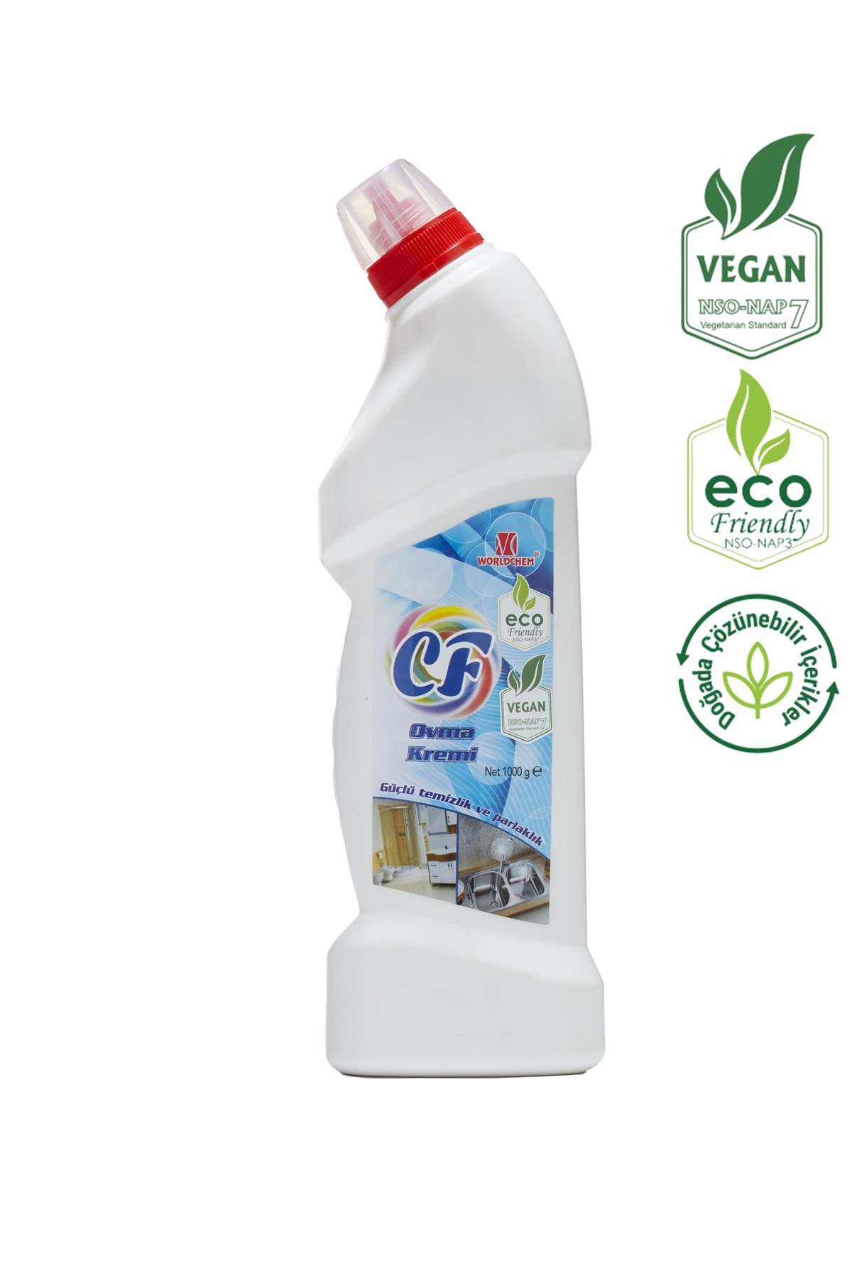 Bitkisel Ovma ve Parlatma Kremi Yoğun Formüllü CF  1 kg