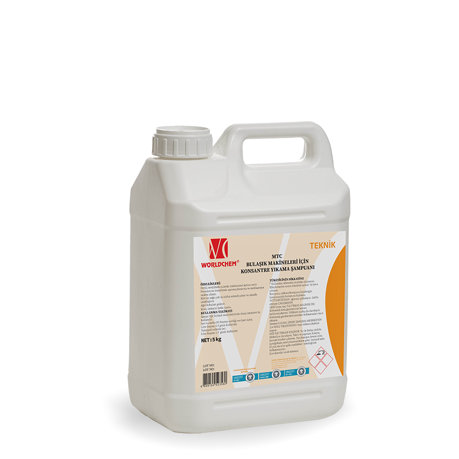 Bulaşık Makineleri İçin Yıkama Şampuanı Konsantre MTC 5 kg