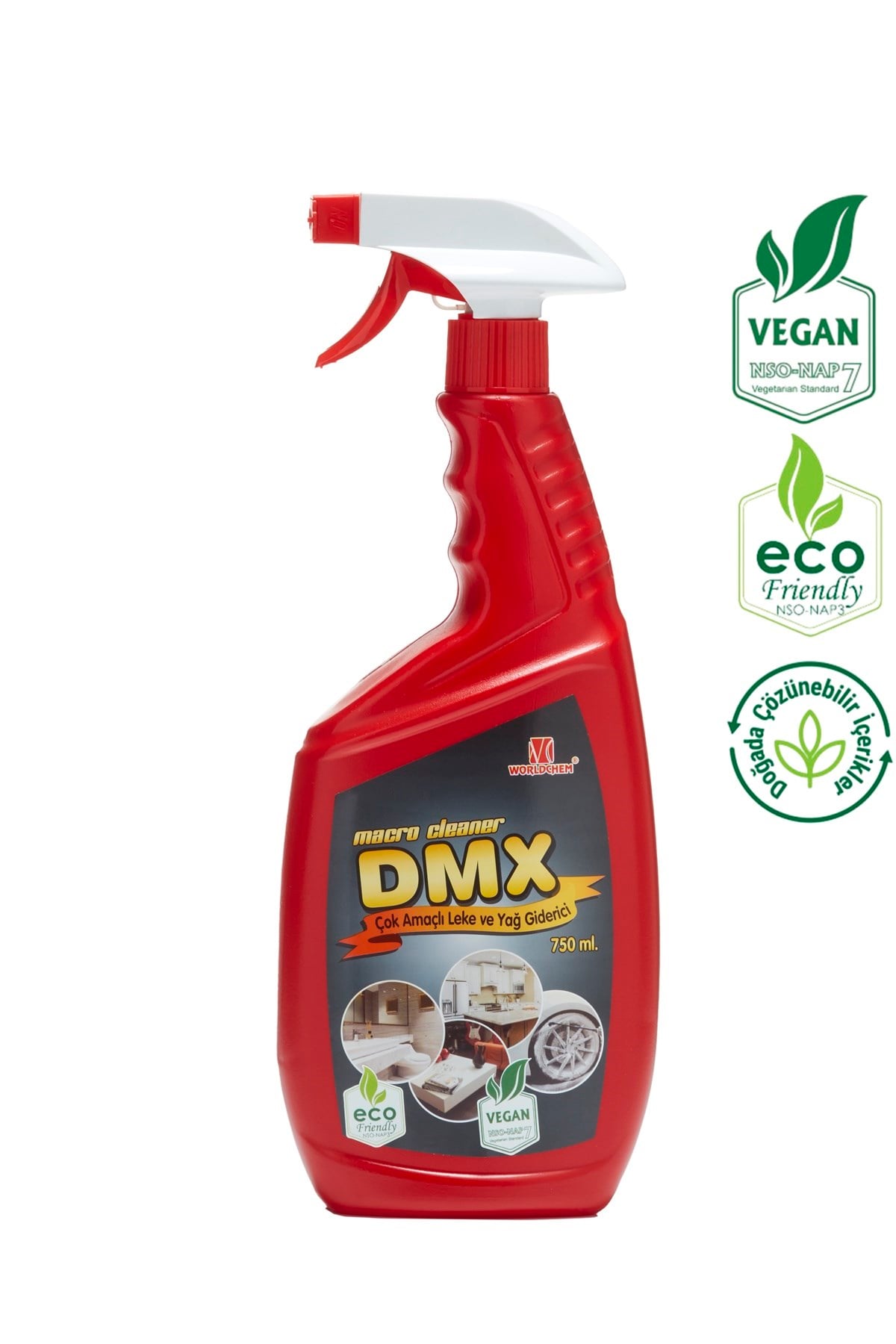 DMX Macro Cleaner Herbal Vegan Multi-Purpose Stain and Oil Remover 750 ml