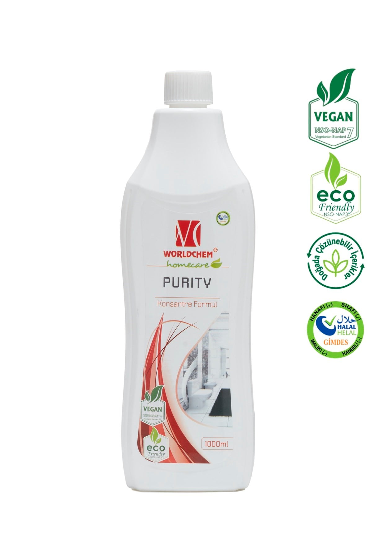 Purity Bitkisel Banyo Tuvalet Temizleyici Çevre Dostu Vegan 1000 ml