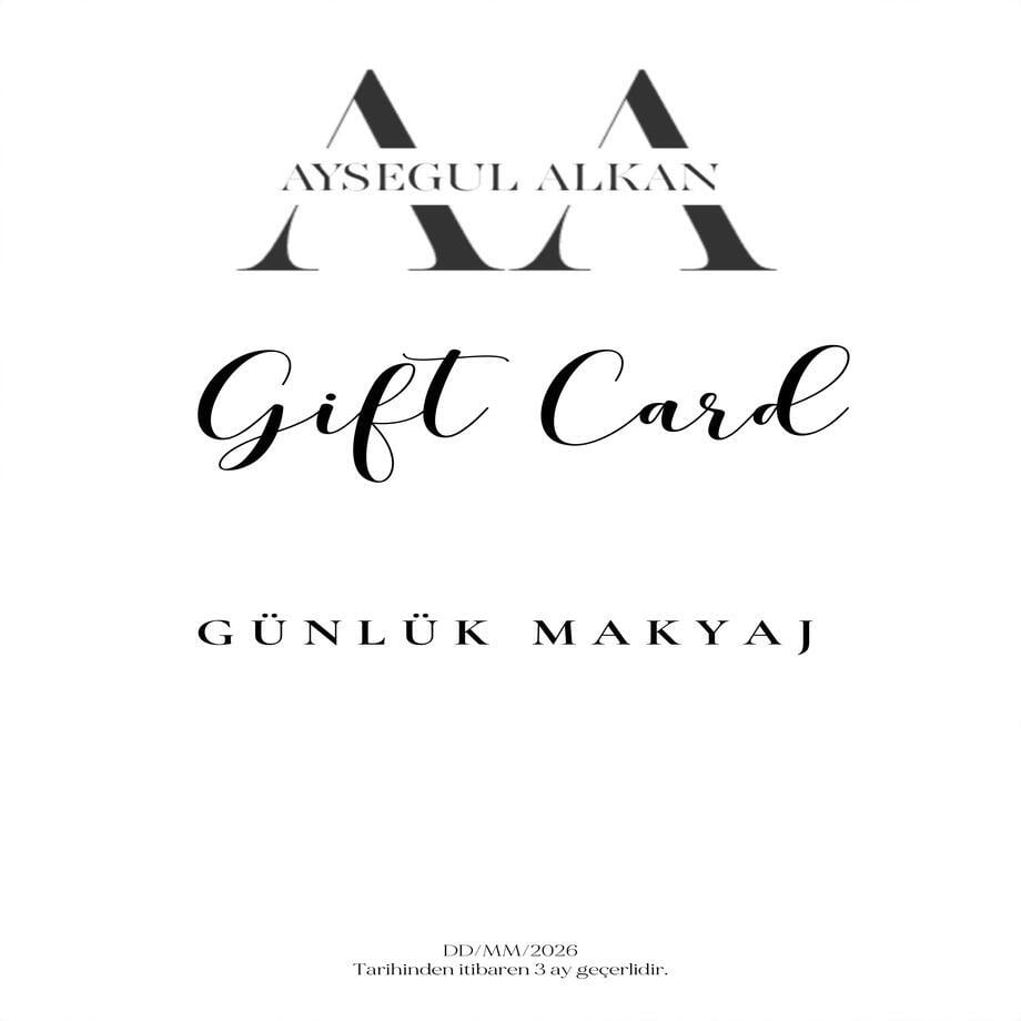 GÜNLÜK MAKYAJ GİFT CARD