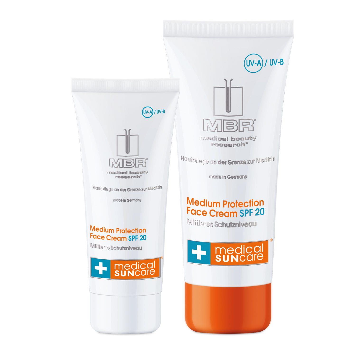 Medium Protection Face Cream SPF 20 - 100 ml.
