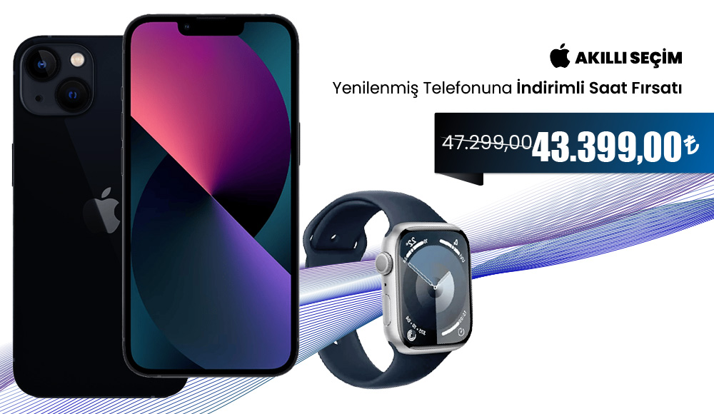 iPhone 13 ve Apple watch series 9 ikili fırsat