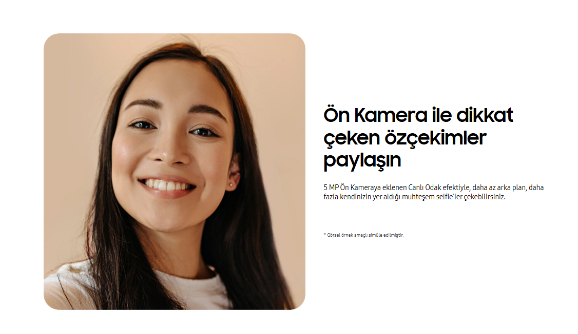 Yenilenmiş Samsung Galaxy A03 Kamera