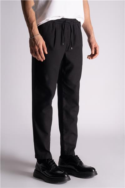 Slim Fit Jogger Bel Pantolon  Siyah