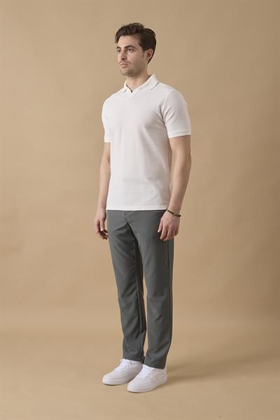 Erkek Arka Cepleri Fermuarlı Yeşil Jogger Pantolon