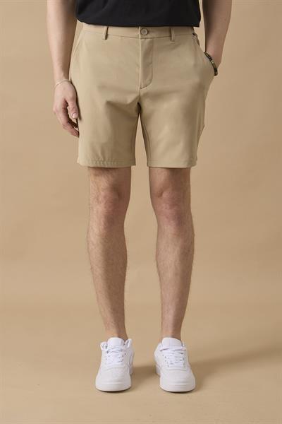 Erkek Bej Jogger Fit Şort