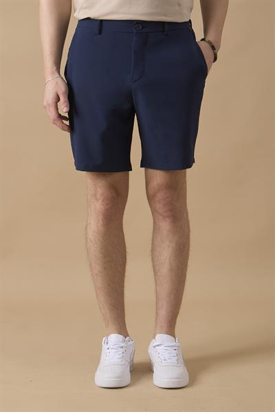 Erkek Lacivert Jogger Fit Şort